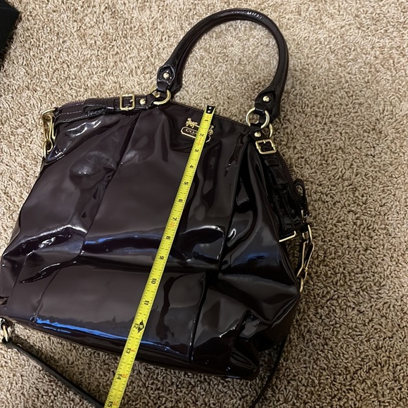 Coach purple purse with dust bag - Picture 10 of 12